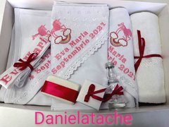 Trusou pentru Botez personalizate prin broderie